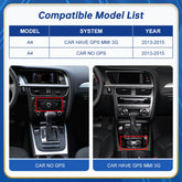 For Audi A4 Wireless CarPlay Android Auto Linux Touch Screen 2013-2015